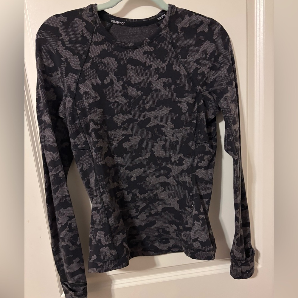 Lululemon Camo Long Sleeve Shirt